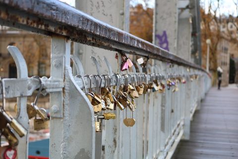 法国，巴黎，大桥，埃克萨皮亚，船闸，建筑结构，建筑，白天