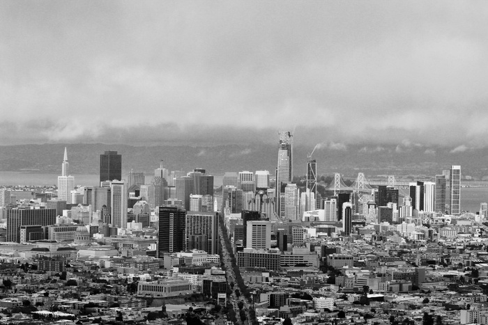 旧金山, 美国, 西海岸, 黑色, 白色, sanfran, 旧金山, 黑色和白色