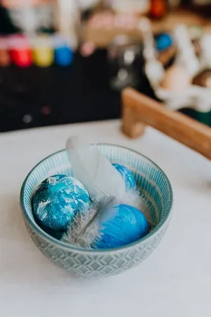 蓝色复活节彩蛋