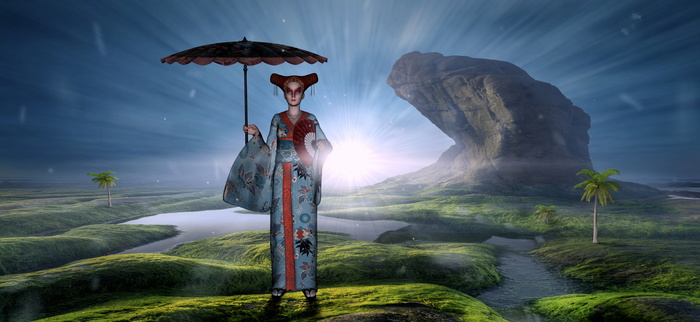 幻想，艺妓回忆录，女人，作曲，童话，风景，童话，光