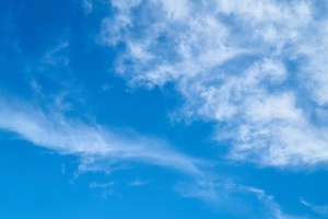 蓝色，白色，天空，云，云，白云，风景，自然