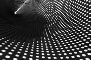 无孔障碍，艺术品，操纵产品，第九，透视，黑白，光线，图案