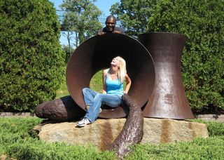 明尼苏达州，艺术，情侣，笑声，笑声，快乐，美国，建筑