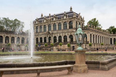 德国，萨克森州，德累斯顿，犬舍，名胜，建筑，建筑结构，建筑外观