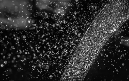 美国，拉古纳山，奥兰治县，黑白，时间冻结，水，特写，下降