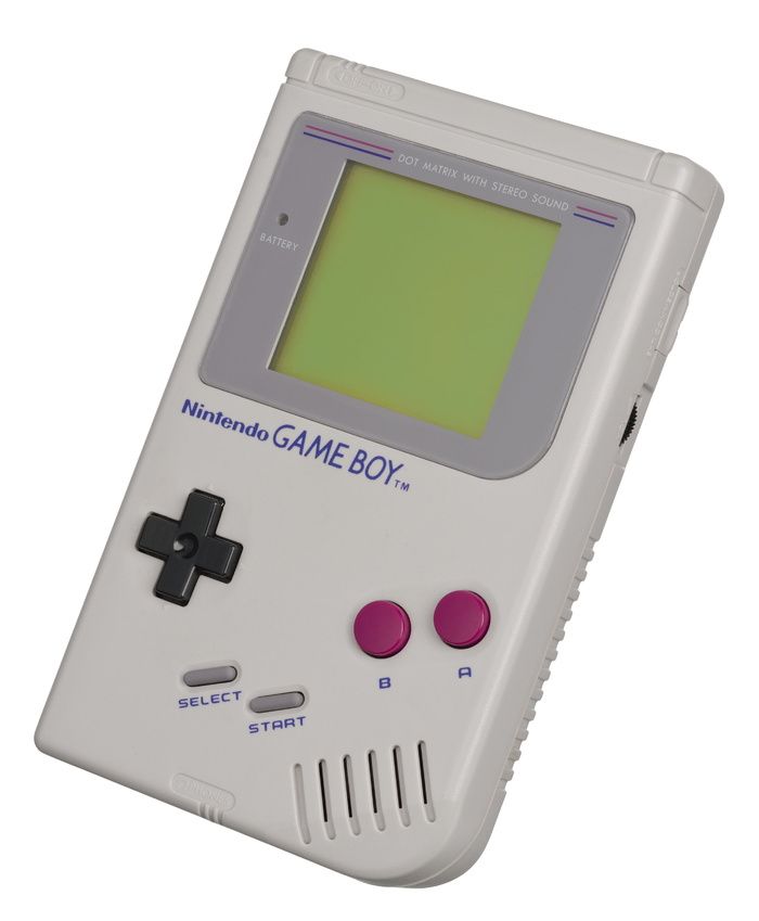 white，任天堂game boy，游戏控制台，便携式，1989，game boy，play，fun