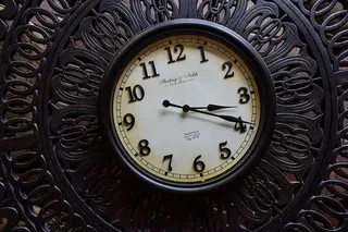 时钟，颜色，桌子，图案，现代，股票，数字，时间