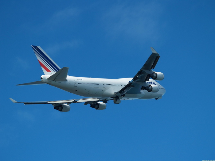 飞行中的飞机，天空，飞机，长信使，飞行，飞机飞行，机翼，b747