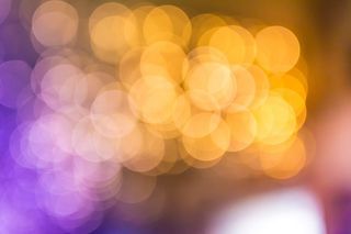 圣诞节灯光的抽象圆形背景