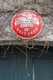 巴黎，蒙马特，法国，车门，标志，车门，出动次数，文本