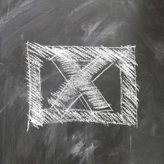 特写照片，白色，插图，矩形，草图，十字，删除线，完成