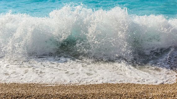 希腊，默多斯海滩，海滩，大海，冲浪，海浪，水，运动