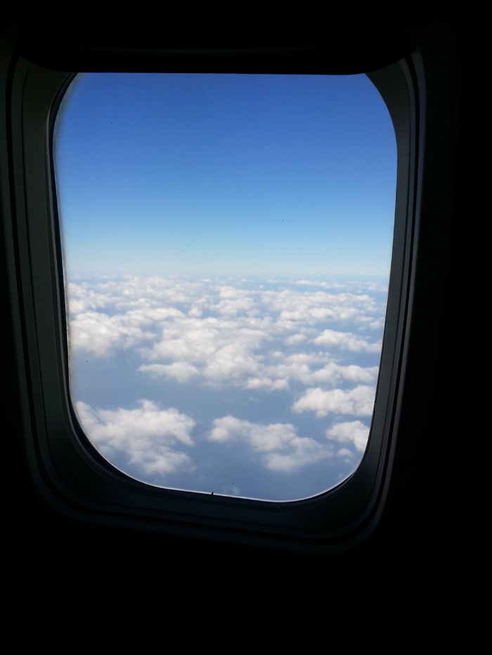 天空、飞机、云、窗外、工商、飞行、旅游、景观