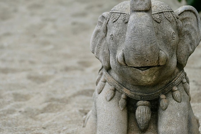 雕塑，雕像，艺术，大象，石头，宗教，文化，石像