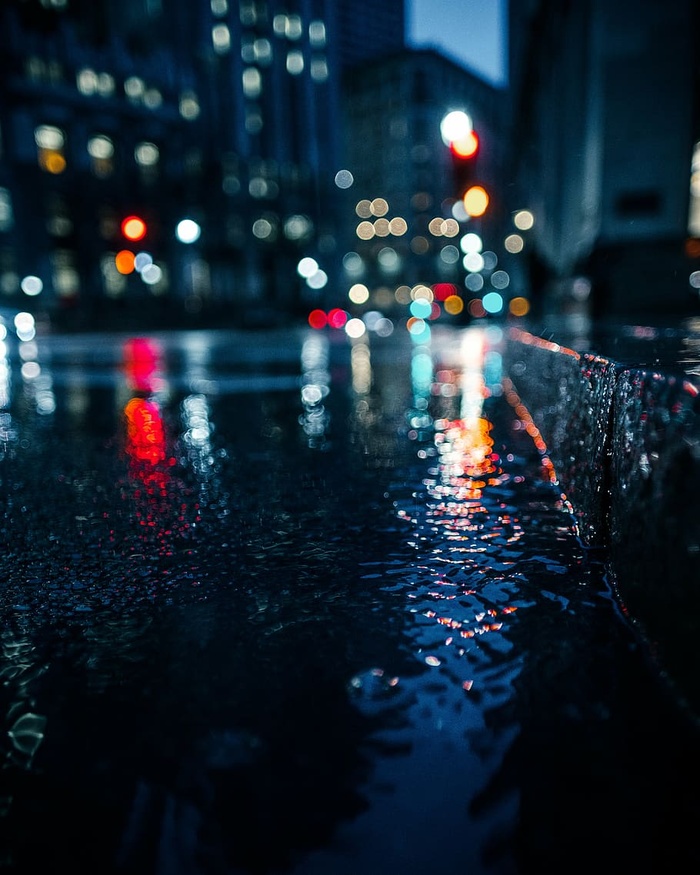 选择性、聚焦摄影、水、波基、灯光、夜晚、黑暗、摄影