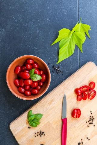 碗，红色，樱桃，番茄，健康，蔬菜，饮食，Frisch