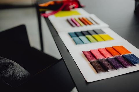 设计师工作场所的现代室内设计