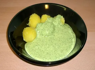 德国，食物，菜肴，菜肴，土豆，一餐，酱汁，特写