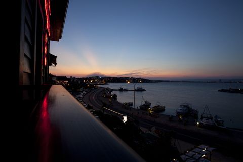 保加利亚, 内塞巴尔, 海湾, 假期, 夜, 夏天, 海, 水