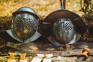 金属，耳机，战争，男人，军队，面具，盔甲，战士