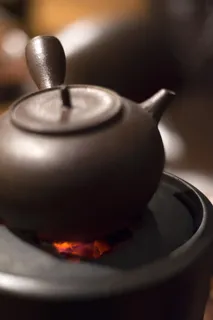 茶，煮沸，热，水壶，宁静，厨房用具，特写，茶壶