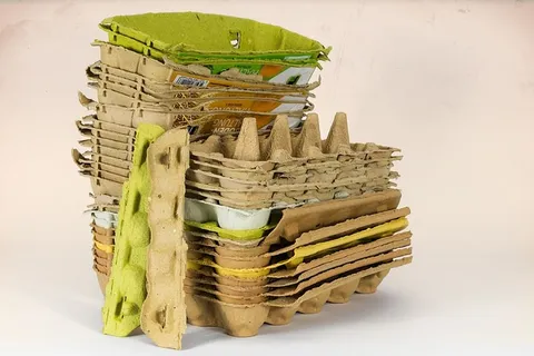 鸡蛋盒,回收,包装,折扣店,单程,废纸,纸板,堆垛 鸡蛋盒,回收,包装,折扣店,单程,废纸,纸板,堆垛