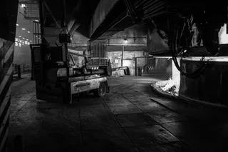 冶金，铁合金，发光，火，烤箱，室内，无人，建筑