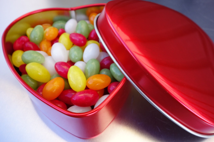 心形盒, 锡罐, 金属盒, 罐头店, 糖果, 食品, 食物和饮料, 碗