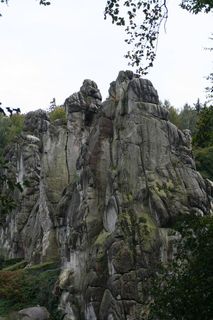 岩石、固体、自然、景观、赭石、混合物、棕色铁矿石、天空