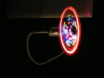 旋转、翅膀、主题、彩色、扇形、深色、霓虹、图案