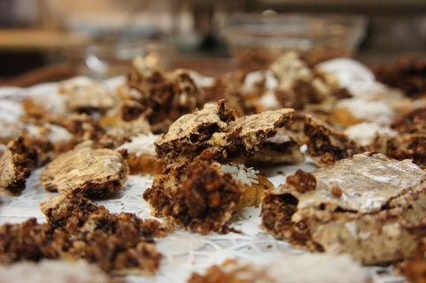 圣诞饼干，饼干，饼干，圣诞节，烘焙，糕点，蛋白酥皮，招待