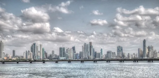 视图，摩天大楼，灰色，天空，*，天际线，城市，城市景观