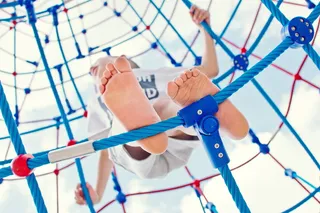 腿，高，玩，孩子，脚，年轻，夏天，操场