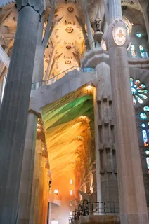 架构, 建设, 圣家堂, 巴塞罗那, 西班牙, 圆顶, 教堂, 尖顶