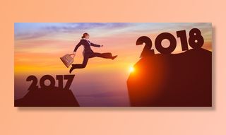 女人，跳跃，2017年，2018年霍丁包，设计，2018年，即将到来，新年