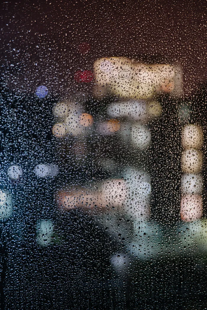 散景光摄影, 散景摄影, 水滴, 窗口, 雨, 灯, 散景, 颜色