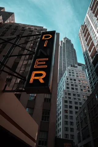 纽约，美国，霓虹灯，摩天大楼，建筑，街道，城市，墙纸