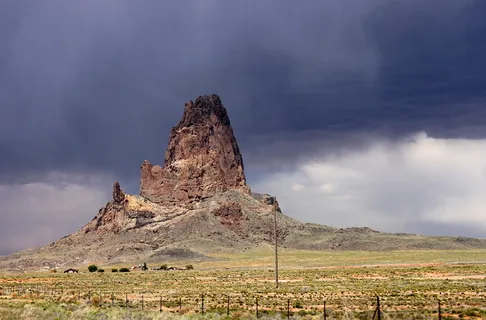 亚利桑那州、美国、博尔德、自然、岩石、天气、景观、风暴