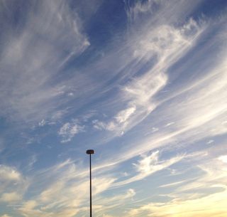 德国，慕尼黑，特里森，日落，天空，街灯，太阳，云