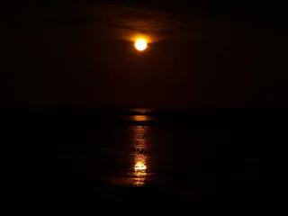 日落，傍晚的太阳，太阳，太阳，太阳，阿本斯廷芒，海岸，海，水