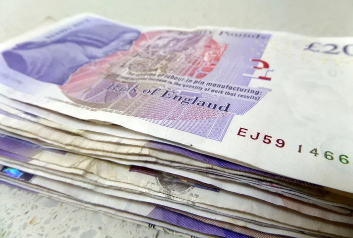 英国钞票，英镑，英镑，纸币，现金，货币，纸币