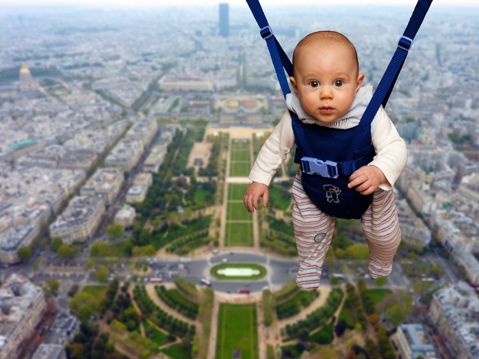 宝贝，可爱，身高，依赖，腰带，危险，深渊，深渊