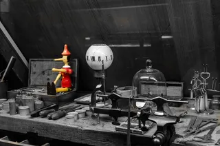 精选，颜色，角色女孩娃娃，桌子，匹诺曹，黑白，娃娃，屋架