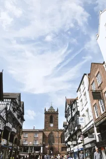 英国，切斯特，英国，欧洲，城镇，老城，英国，天空