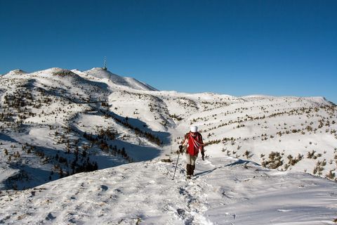 雪，自然，山，冬天，风景，寒冷，风景，白色