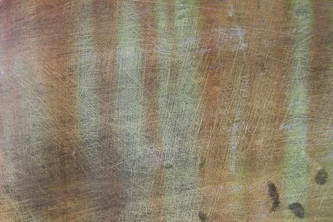 生锈且有划痕的金属背景