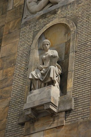 雕像、普拉哈、布拉格、历史、捷克、户外、城市景观、艺术和工艺