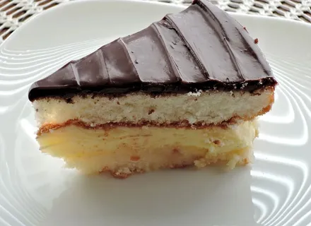 蛋糕，切片，蛋黄酱，巧克力，甘纳切，食物，甜点，甜食