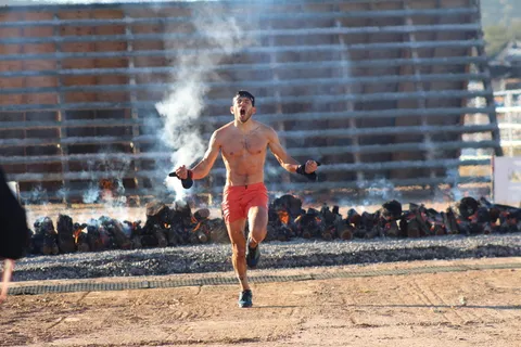 斯巴达人的比赛, 斯巴达人, 比赛, 运行, 第一名, 一个人, 全长, 健康的生活方式