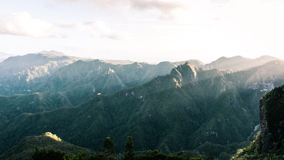 绿色山脉景观摄影 绿色山脉景观摄影